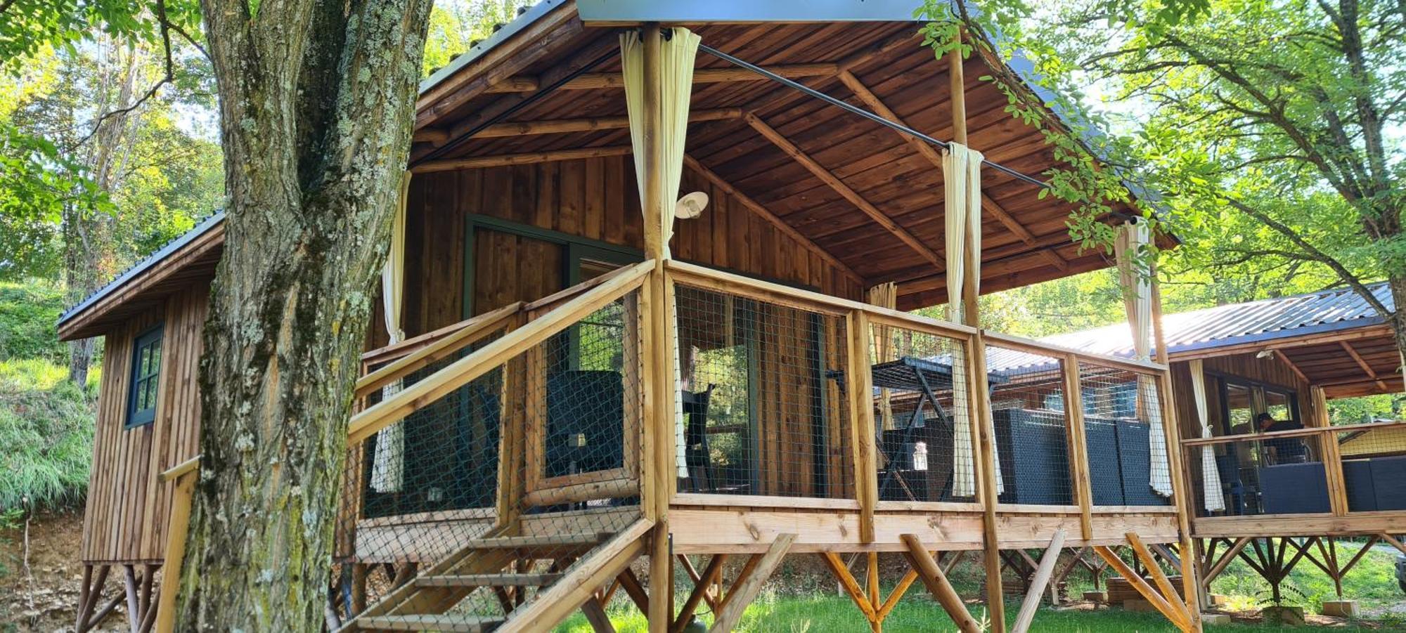 Camping Le Gallo Romain Barbieres Dış mekan fotoğraf