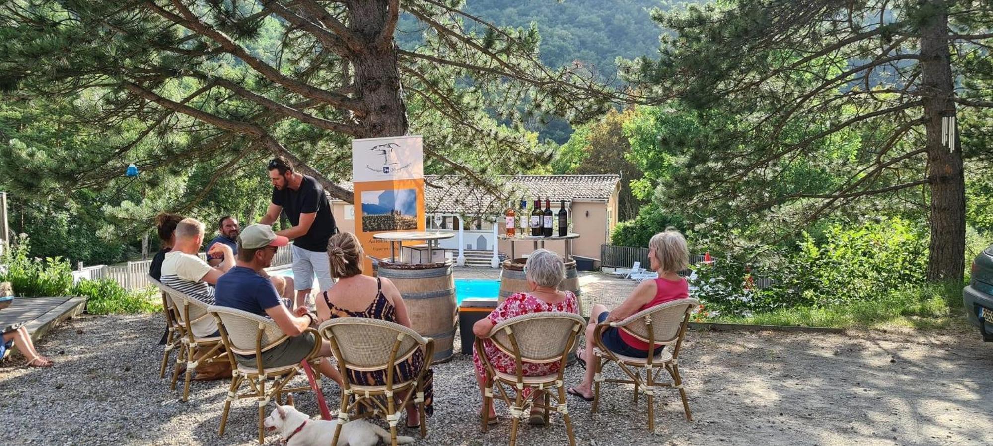 Camping Le Gallo Romain Barbieres Dış mekan fotoğraf